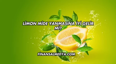 Limon Mide Yanmasına İyi Gelir mi?