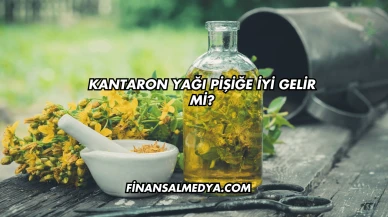 Kantaron Yağı Pişiğe İyi Gelir mi?