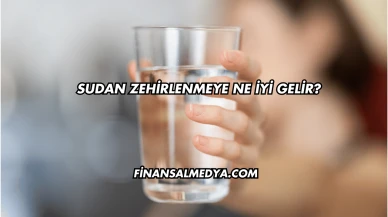 Sudan Zehirlenmeye Ne İyi Gelir?