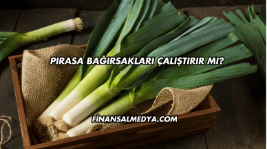 Pırasa Bağırsakları Çalıştırır mı?