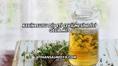 Kekik Suyu Diş Eti Çekilmesine İyi Gelir mi?