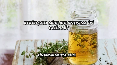 Kekik Çayı Mide Bulantısına İyi Gelir mi?
