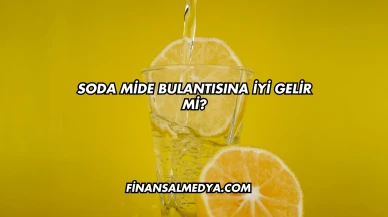 Soda Mide Bulantısına İyi Gelir mi?