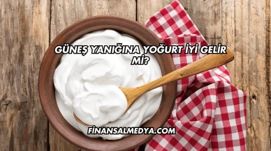 Güneş Yanığına Yoğurt İyi Gelir mi?