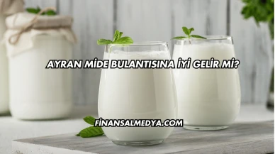 Ayran Mide Bulantısına İyi Gelir mi?
