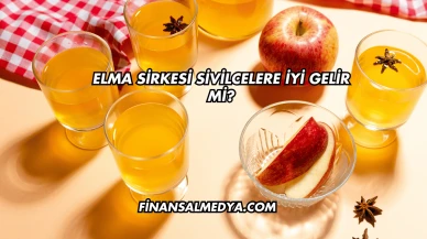 Elma Sirkesi Sivilcelere İyi Gelir mi?