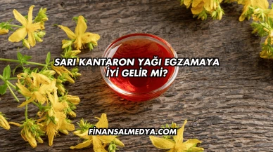 Sarı Kantaron Yağı Egzamaya İyi Gelir mi?