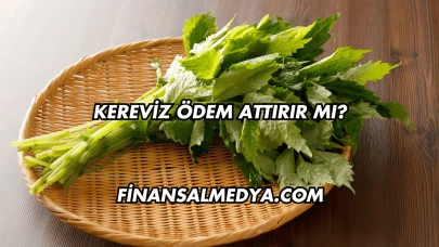 Kereviz Ödem Attırır mı?