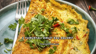 3 Yumurtalı Omlet Kaç Kalori?