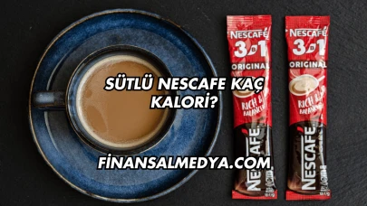 Sütlü Nescafe Kaç Kalori?