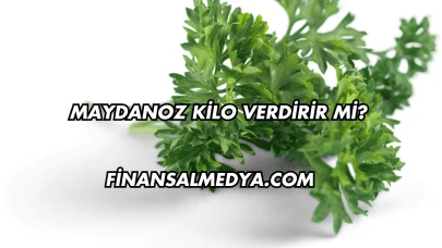 Maydanoz Kilo Verdirir mi?