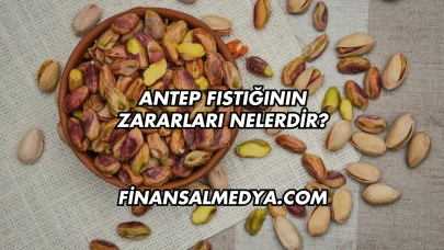 Antep Fıstığının Zararları Nelerdir?