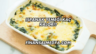 Ispanak Yemeği Kaç Kalori?