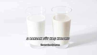 2 Bardak Süt Kaç Kalori?