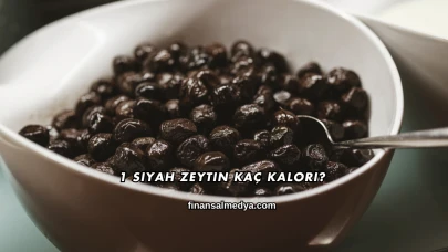 1 Siyah Zeytin Kaç Kalori?