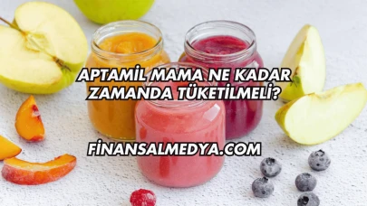 Aptamil Mama Ne Kadar Zamanda Tüketilmeli?