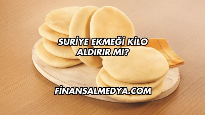 Suriye Ekmeği Kilo Aldırır mı?