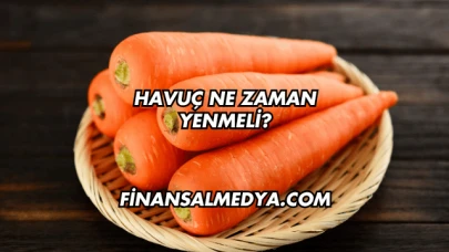 Havuç Ne Zaman Yenmeli?