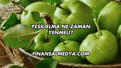 Yeşil Elma Ne Zaman Yenmeli?