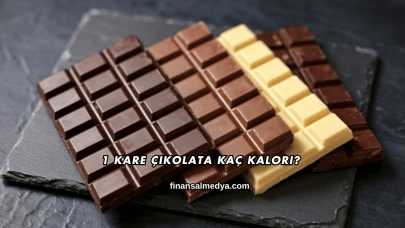 1 Kare Çikolata Kaç Kalori?