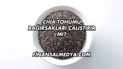 Chia Tohumu Bağırsakları Çalıştırır mı?
