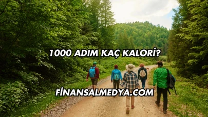 1000 Adım Kaç Kalori?