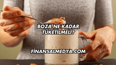 Boza Ne Kadar Tüketilmeli?