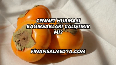 Cennet Hurması Bağırsakları Çalıştırır mı?