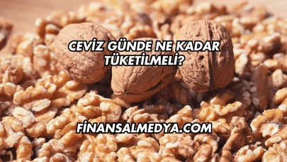 Ceviz Günde Ne Kadar Tüketilmeli?
