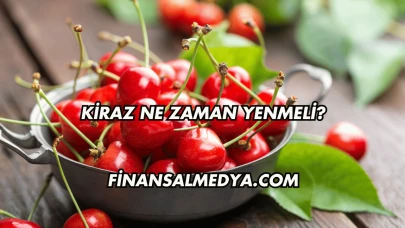 Kiraz Ne Zaman Yenmeli?