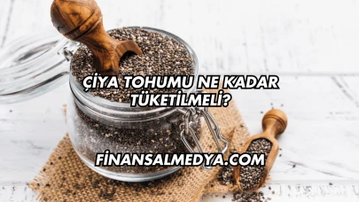 Çiya Tohumu Ne Kadar Tüketilmeli?