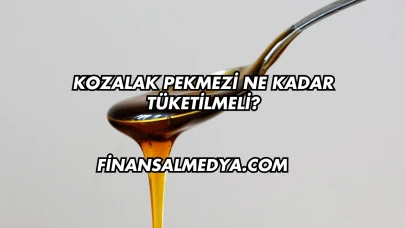 Kozalak Pekmezi Ne Kadar Tüketilmeli?