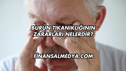 Burun Tıkanıklığının Zararları Nelerdir?