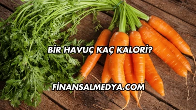 Bir Havuç Kaç Kalori?