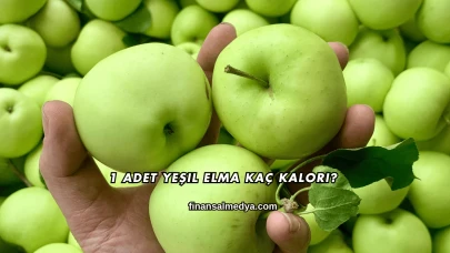 1 Adet Yeşil Elma Kaç Kalori?