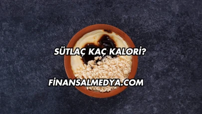 Sütlaç Kaç Kalori?