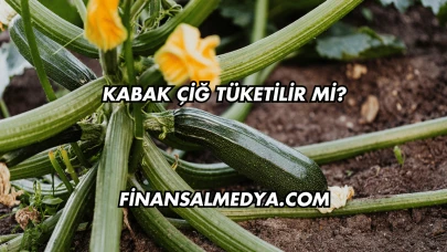 Kabak Çiğ Tüketilir mi?