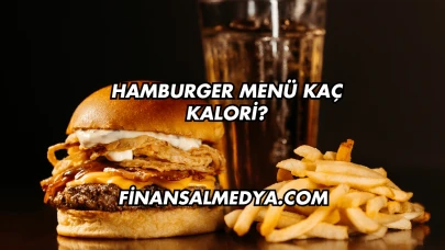 Hamburger Menü Kaç Kalori?
