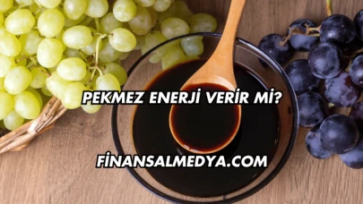 Pekmez Enerji Verir mi?