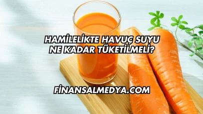 Hamilelikte Havuç Suyu Ne Kadar Tüketilmeli?