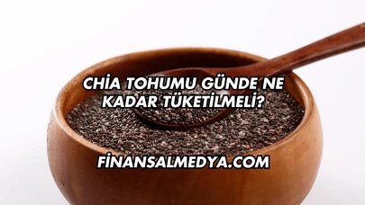 Chia Tohumu Günde Ne Kadar Tüketilmeli?