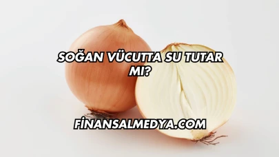 Soğan Vücutta Su Tutar mı?