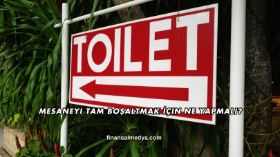 Mesaneyi Tam Boşaltmak İçin Ne Yapmalı?