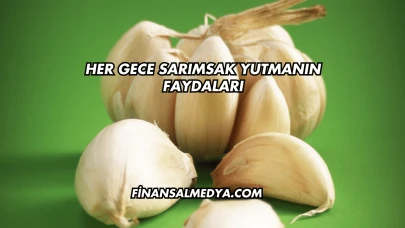 Her Gece Sarımsak Yutmanın Faydaları