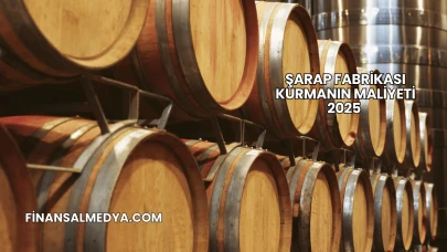Şarap Fabrikası Kurmanın Maliyeti 2025