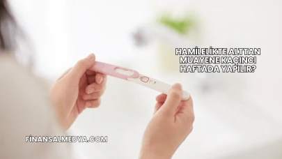 Hamilelikte Alttan Muayene Kaçıncı Haftada Yapılır?