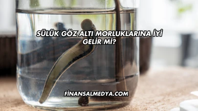 Sülük Göz Altı Morluklarına İyi Gelir mi?