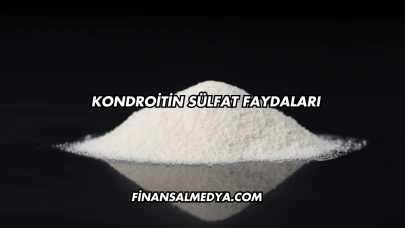 Kondroitin Sülfat Faydaları