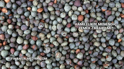 Hamilelikte Menengiç Yemek Zararlı mı?