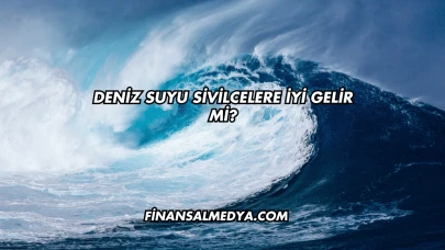 Deniz Suyu Sivilcelere İyi Gelir mi?